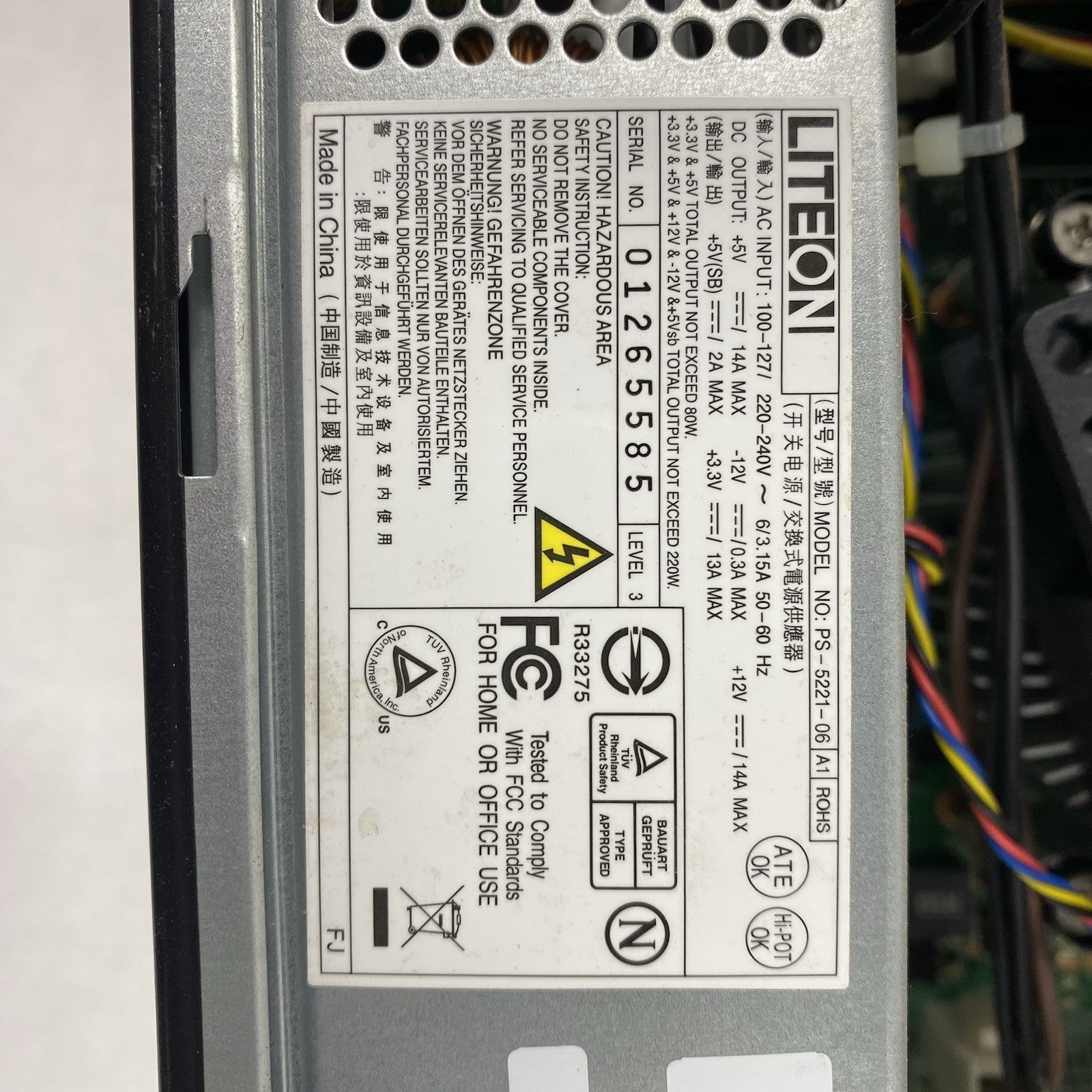 eMachines EL1352-23e SFF AMD Athlon II x2 255 3.10GHz 4GB RAM No HDD No OS