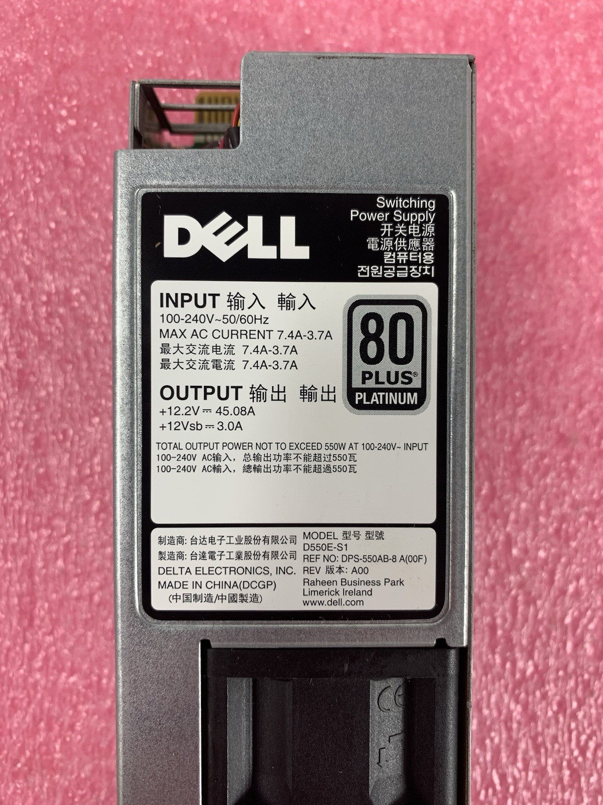 Dell D550E-S1 550W Switching Power Supply