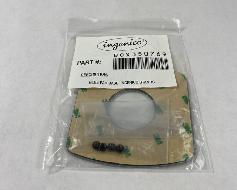 Ingenico BOX350769 Glue Pad Base for Monitor Stands (Lot of 10)