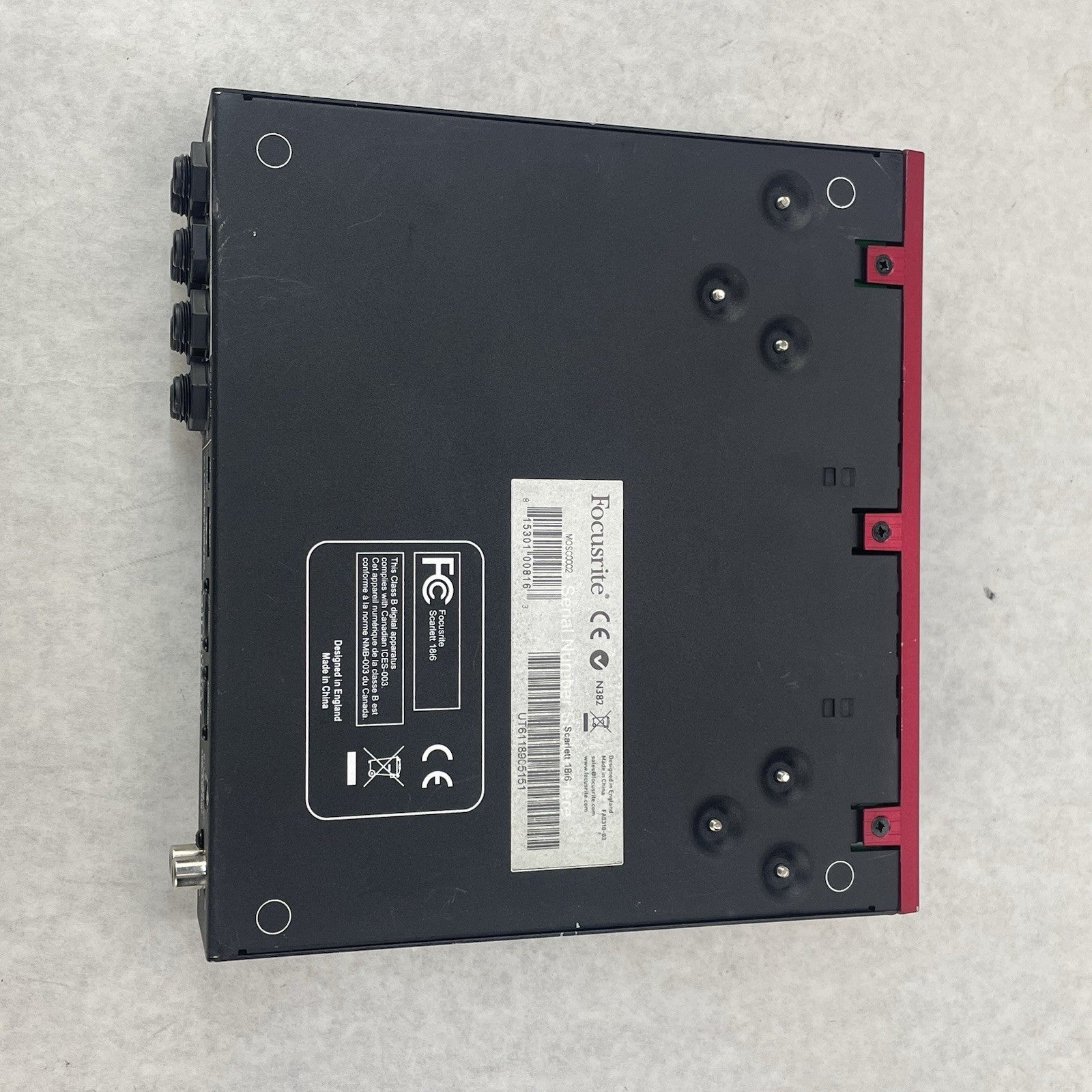 Focusrite Scarlett 18i6 USB Audio Interface Gain For Parts or Repair10