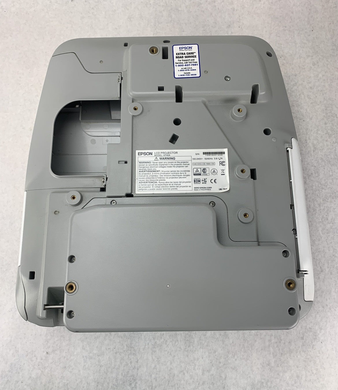 Epson PowerLite 695Wi H740A LCD Lamp Projector 938 Lamp Hours - No Remote7