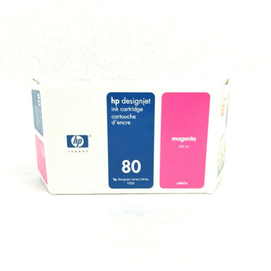 HP 80 Designjet C4847A Magenta 350ml Ink Cartridge 17 APR 10