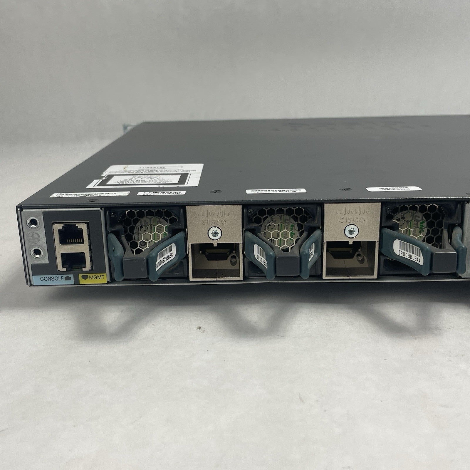 Cisco WS-C3650-48PS-S V02 Tested & Reset 2X PSU14