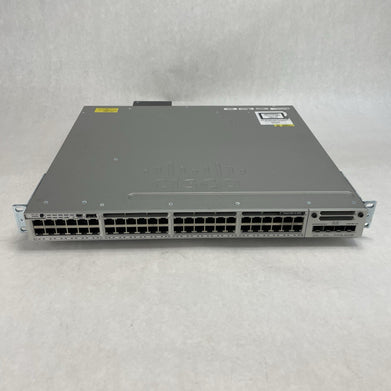 Cisco WS C3850 48U S V06 48 Port UPoE 1x 1100W PSU NM 2 10G Tested and Reset