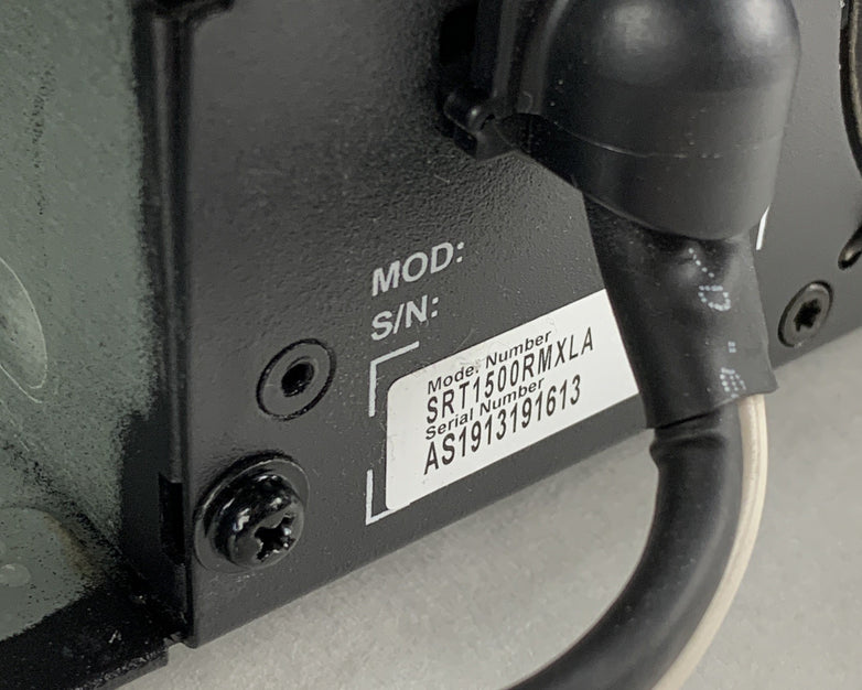 APC SRT1500RMXLA Smart-UPS 1500VA 1350W Power Backup AP9630 Tested No Batteries