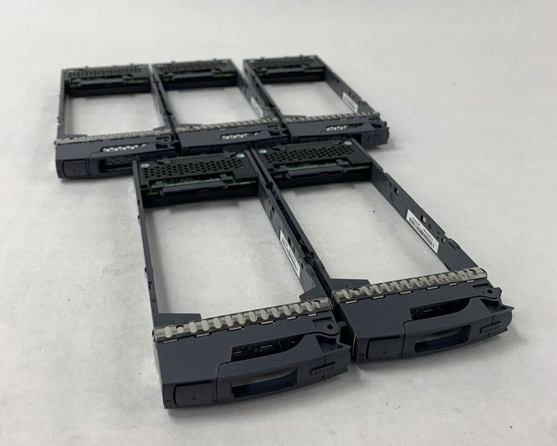 Lot of 5 NetApp SAS 2.5" Drive Craddy 111-00721 DS2246 FAS2240 FAS2650 SAN