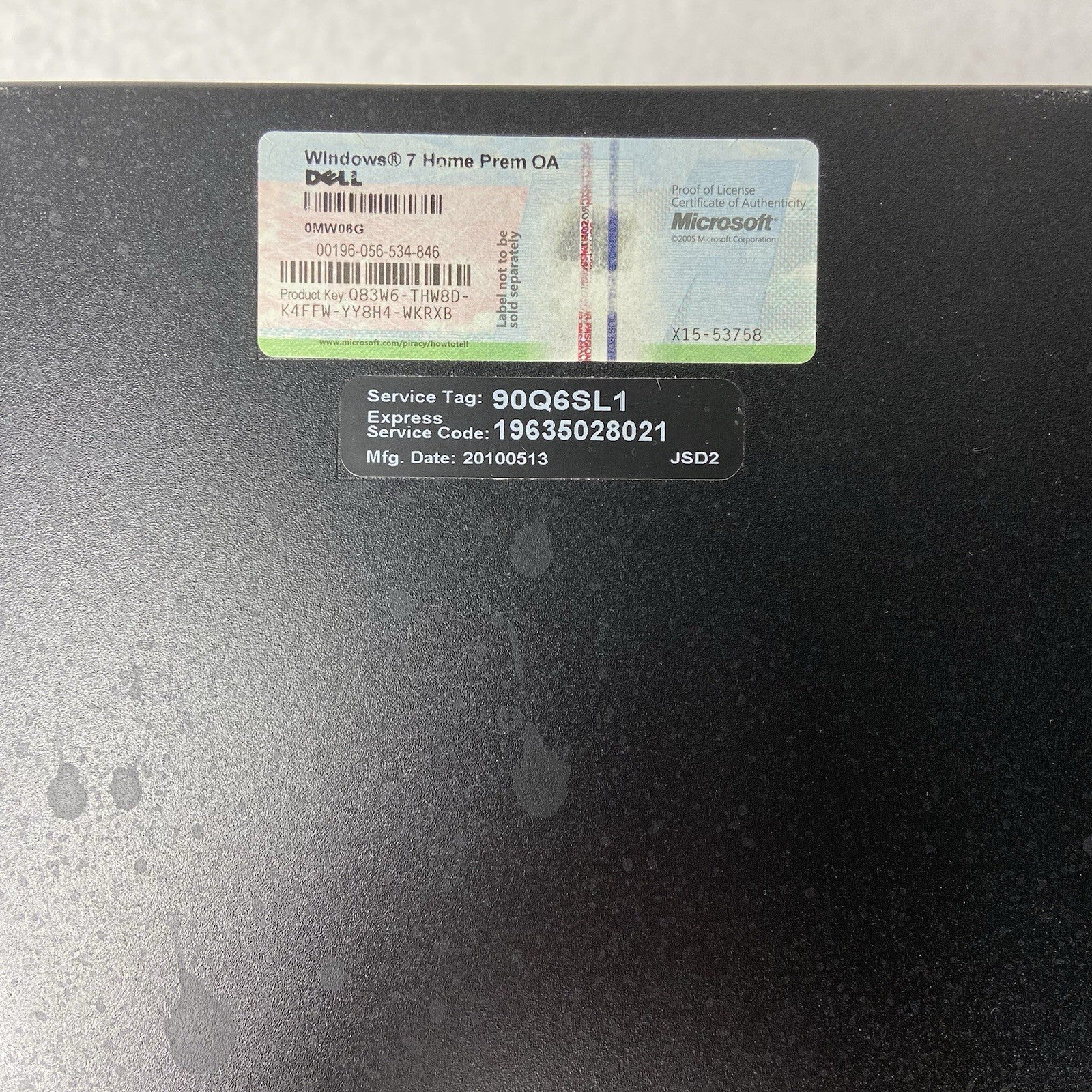 Dell Inspiron 570 MT AMD Athlon II x4 630 2.8GHz 4GB RAM No HDD No OS3