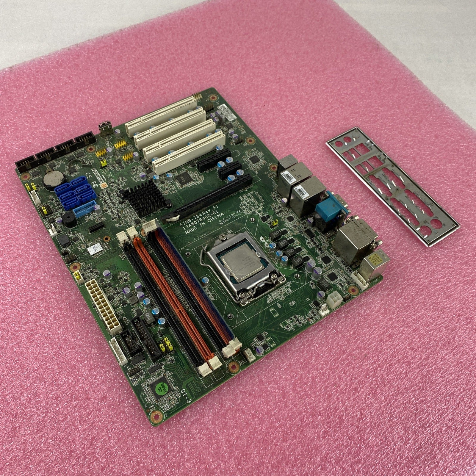 Advantech AIMB-784 Motherboard Intel Core i5-4570s 2.90GHz 4GB RAM w/ Shield