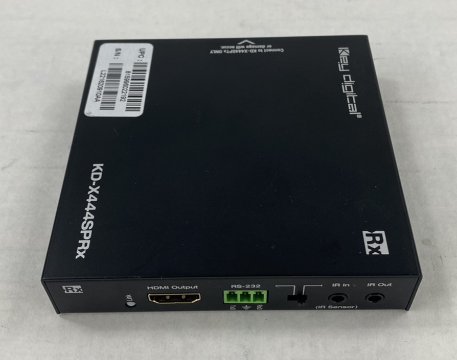 Key Digital KD-X444SP 4K 18G HDMI over 50m CAT5e/6 Extender Set Power Tested
