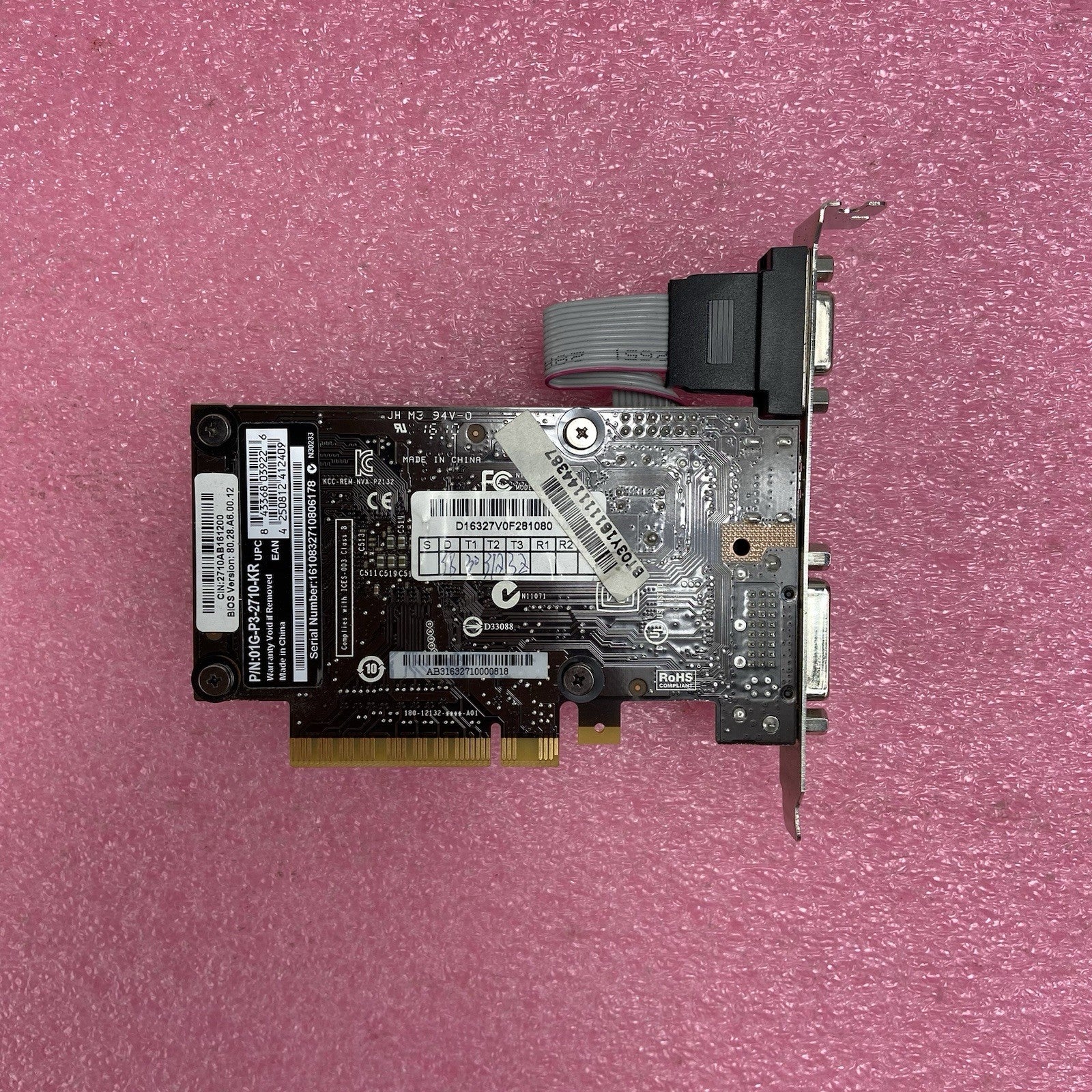 EVGA Nvidia GT710 01G-P3-2710-KR PCIe Graphics Card Passive Cooler3