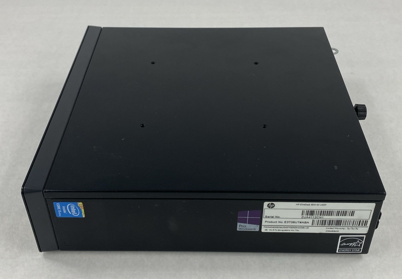 HP EliteDesk 800 G1 USFF Intel Core i5-4570s 2.90GHz 8GB RAM No HDD No OS