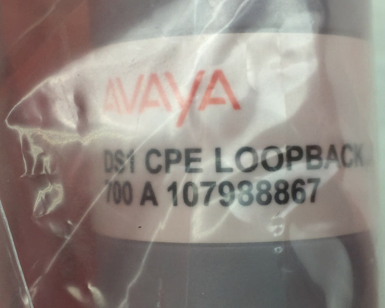 AVAYA DS1 CPE Loopback Jack 700 A 107988867 (Lot of 2)