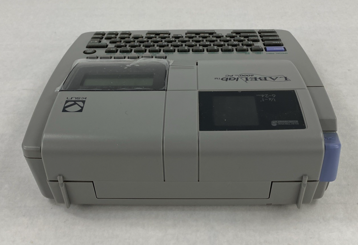 K-Sun Label Lab 6000 XL PC Professional Label Maker Untested
