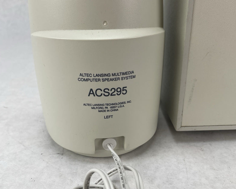 Altec Lansing ACS295 2.1 Computer Speaker System Subwoofer Tested