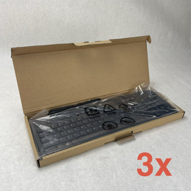 HP PH0U USB Slim US Wired Keyboard  Lot of 3