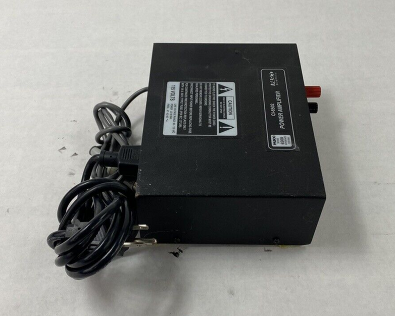 Pasco Scientific CI-6502 Power Amplifier with Power Cord Power Tested