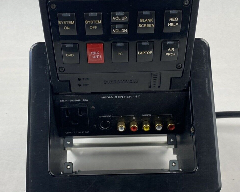 Crestron QM-FTMCSC-B Quick Media Flip Top For Parts or Repair