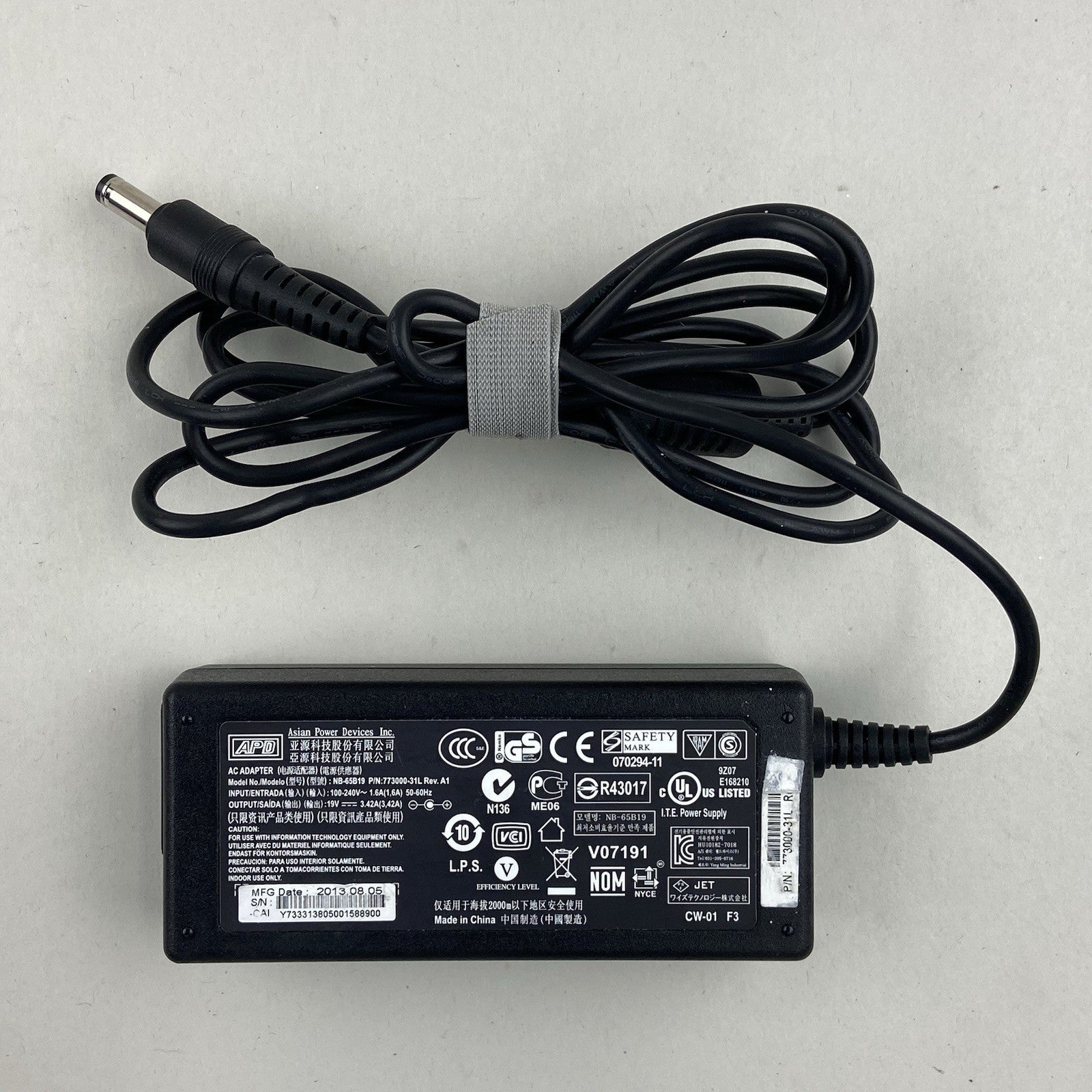 Dell NB-65B19 Wyse Zero 65W 19V 3.42A AC Adapter Power Supply - Lot of 143