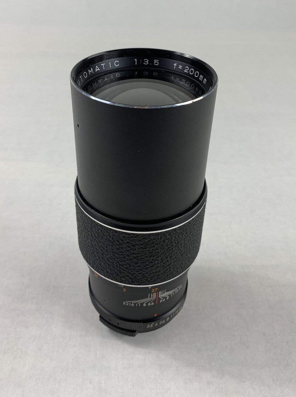 Hanimar Automatic 1:3.5 f=200mm 723566 Camera Lens w/ Case