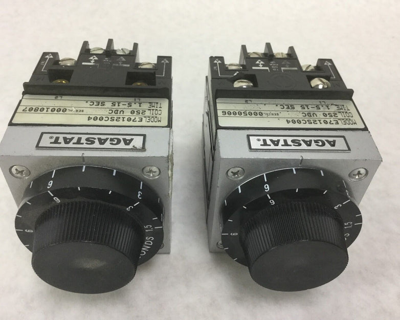 Agastat E7012SC004 Relay, Lot of 2, Untested