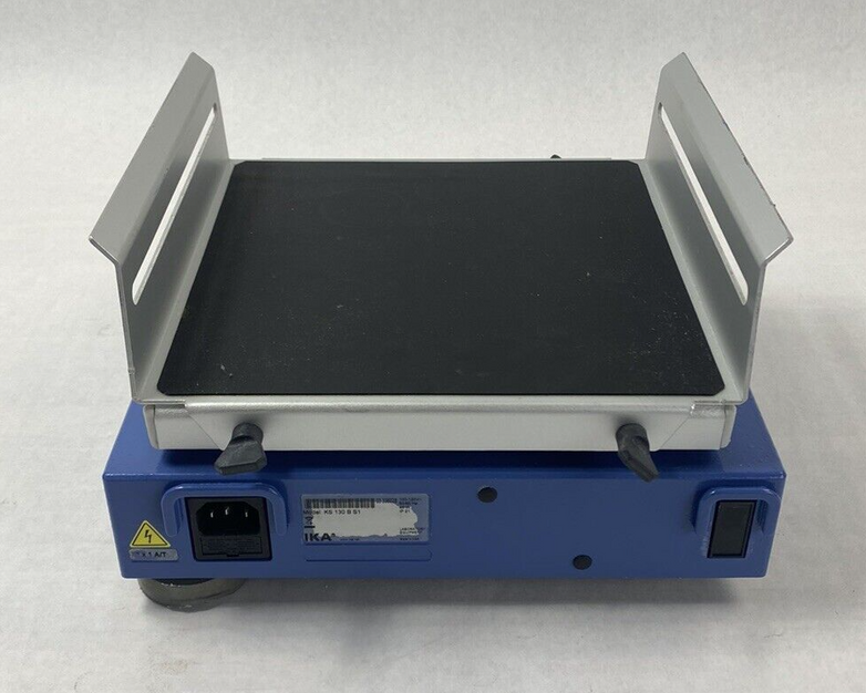 IKA KS 130 B S1 Low Profile Orbital Laboratory Shaker Power Tested No Power Cord