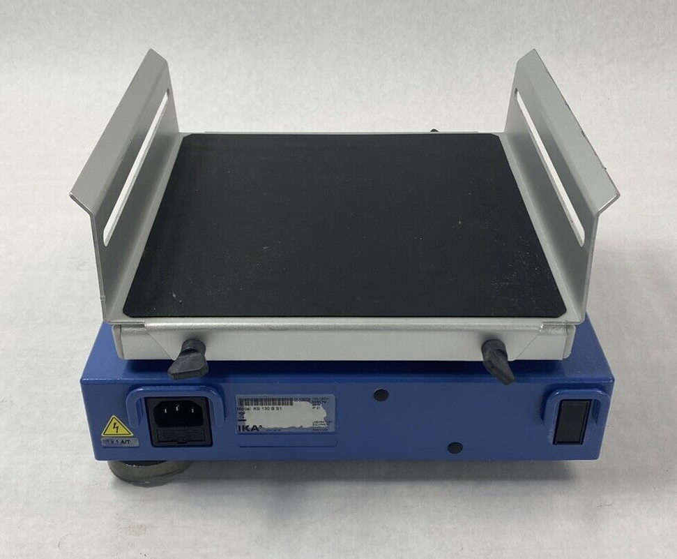 IKA KS 130 B S1 Low Profile Orbital Laboratory Shaker Power Tested No Power Cord