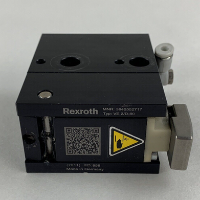 Rexroth 3842552717 Stop Gate Block Cylinder Untested