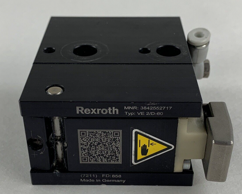 Rexroth 3842552717 Stop Gate Block Cylinder Untested