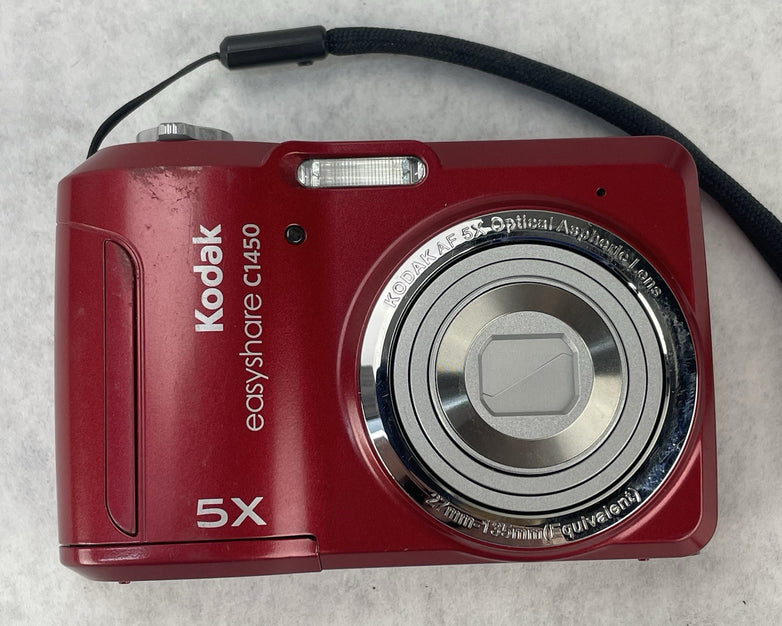 Kodak EasyShare C1450 14MP 5x Zoom 3in Screen USB White Digital Camera