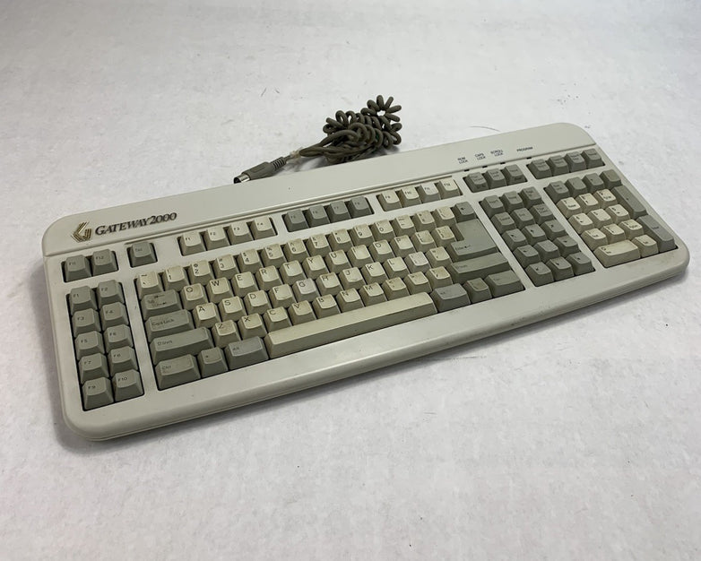 Gateway 2000 AnyKey 2189014-00-211 Vintage Mechanical Keyboard - Bad Spacebar