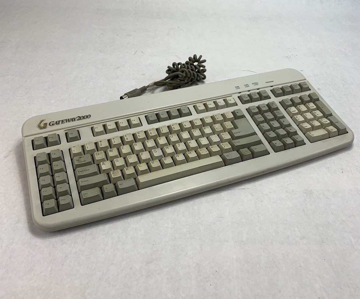 Gateway 2000 AnyKey 2189014-00-211 Vintage Mechanical Keyboard - Bad Spacebar0