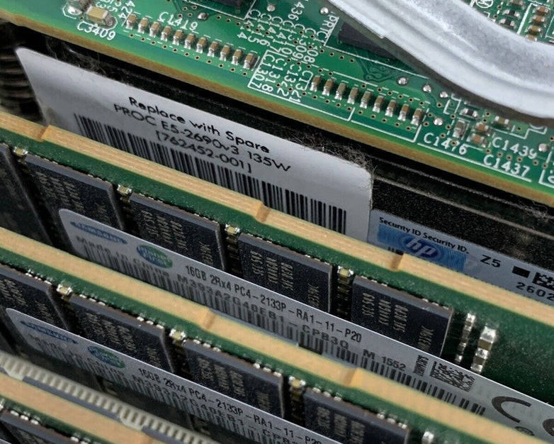 HP ProLiant WS460c Gen9 2x E5-2690V3 2.6 256GB Ram Expansion Graphics No HDD/OS
