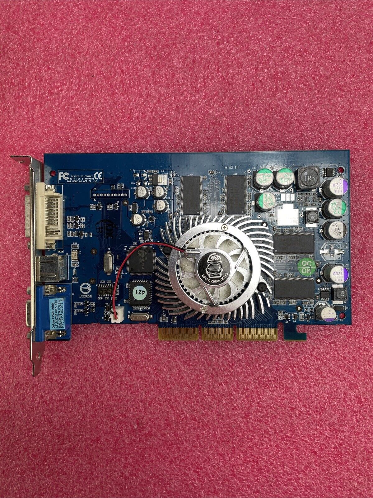 BFG Tech ASLM56256 GeForce FX5600 D256M AGP Graphics Card