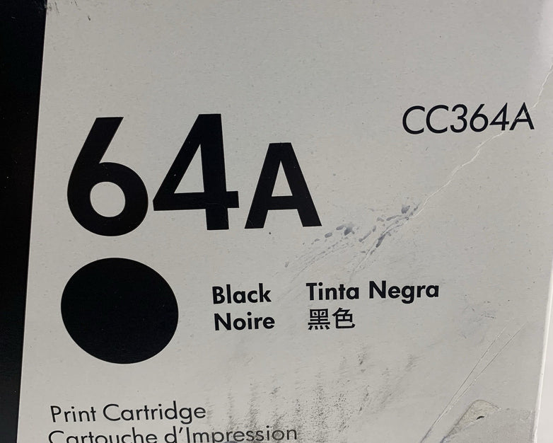 HP CC364A 64A LaserJet Black Print Cartridge - New