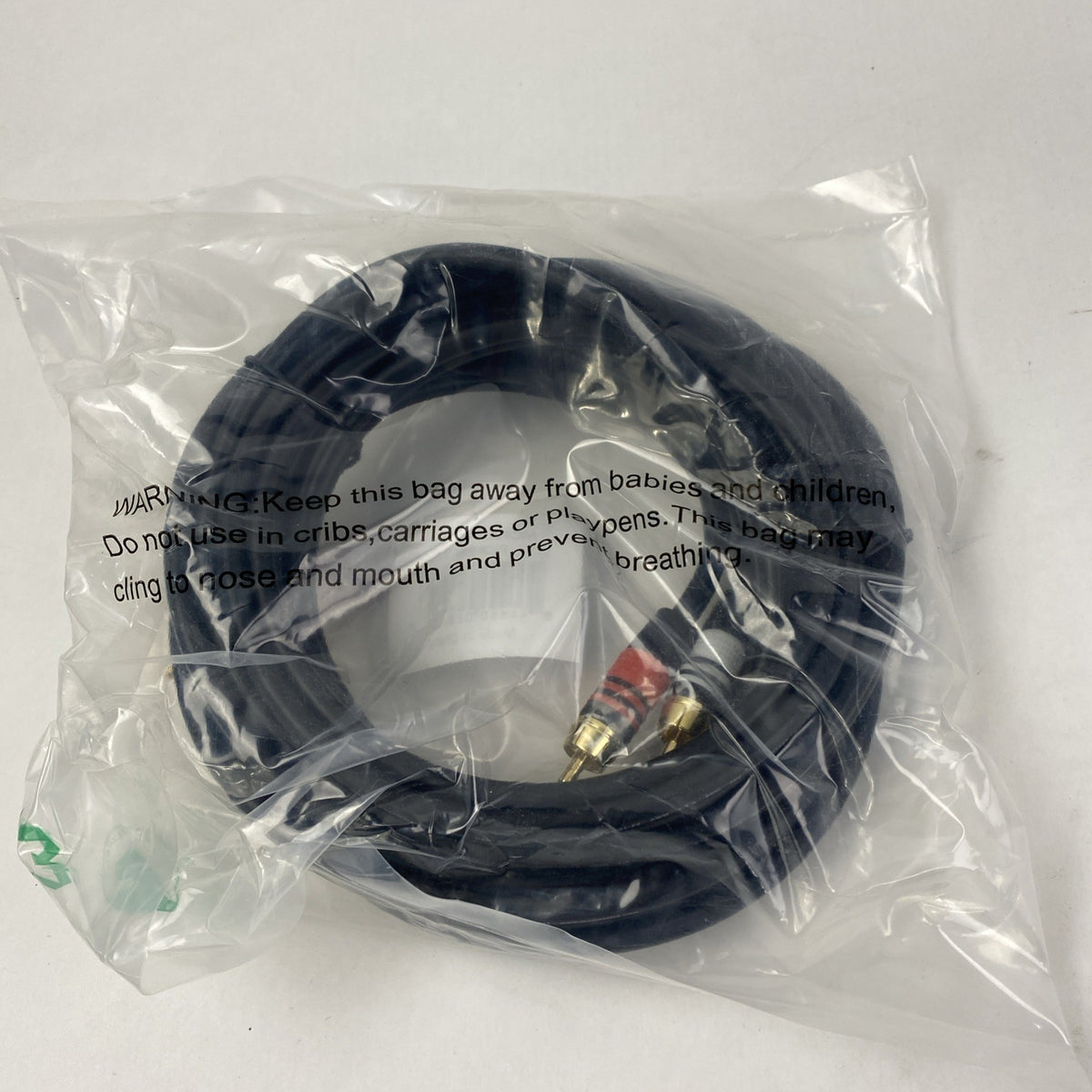 Monoprice 2865 12' 22G Dual Male RCA Plug CBL 2-RCA Plug - Lot of 25