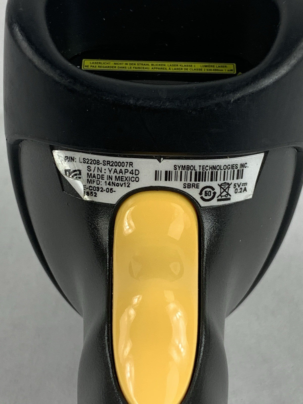 Symbol Motorola LS2208-SR20007R USB-Wired Handheld Scanner6