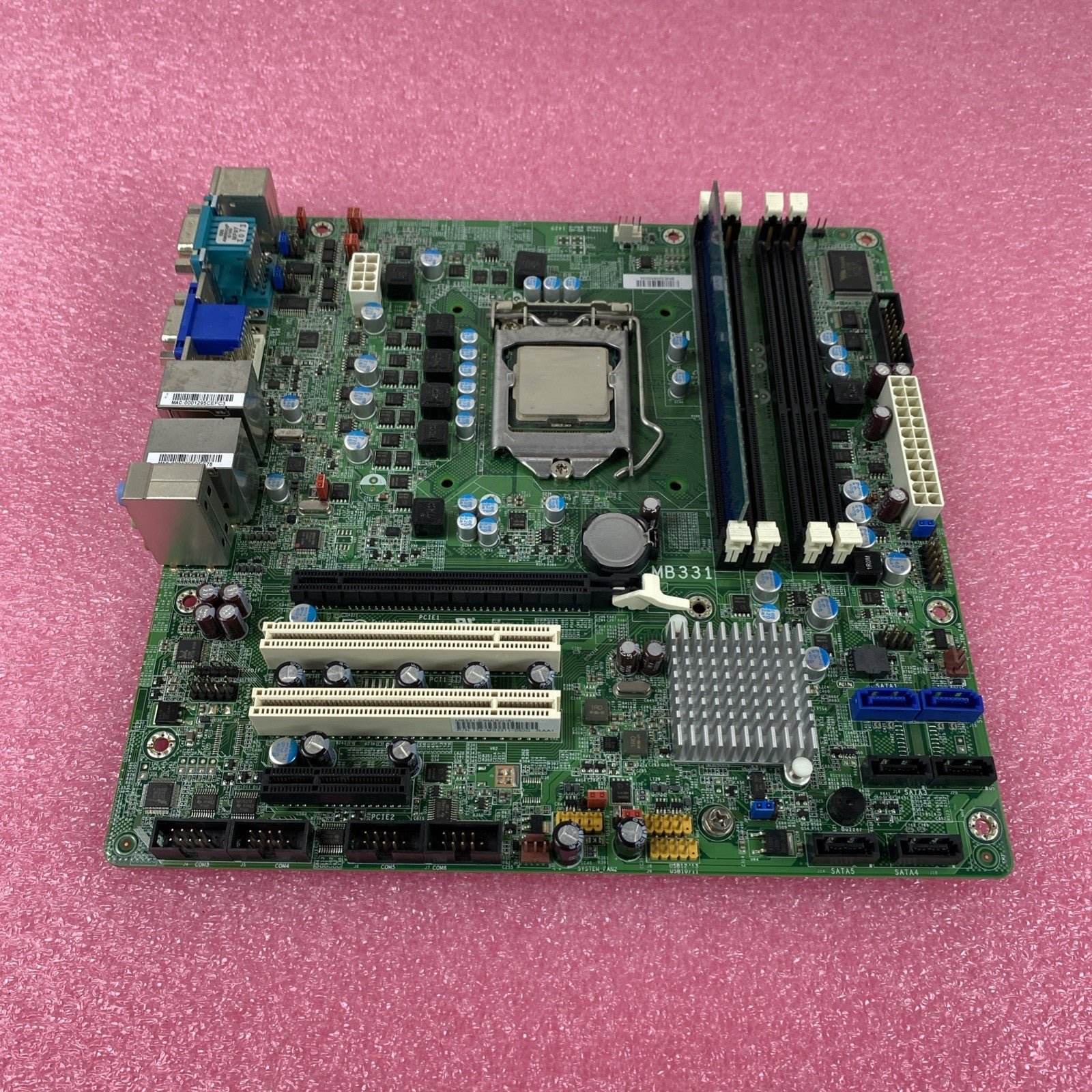 DFI MB331 Motherboard Intel Core i3-2100 3.1 GHz 4 GB RAM w/ Shield