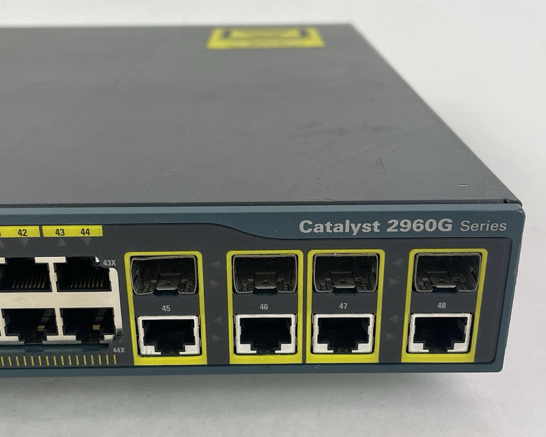 Cisco WS-C2960G-48TC-L 48-Port Tested and Reset