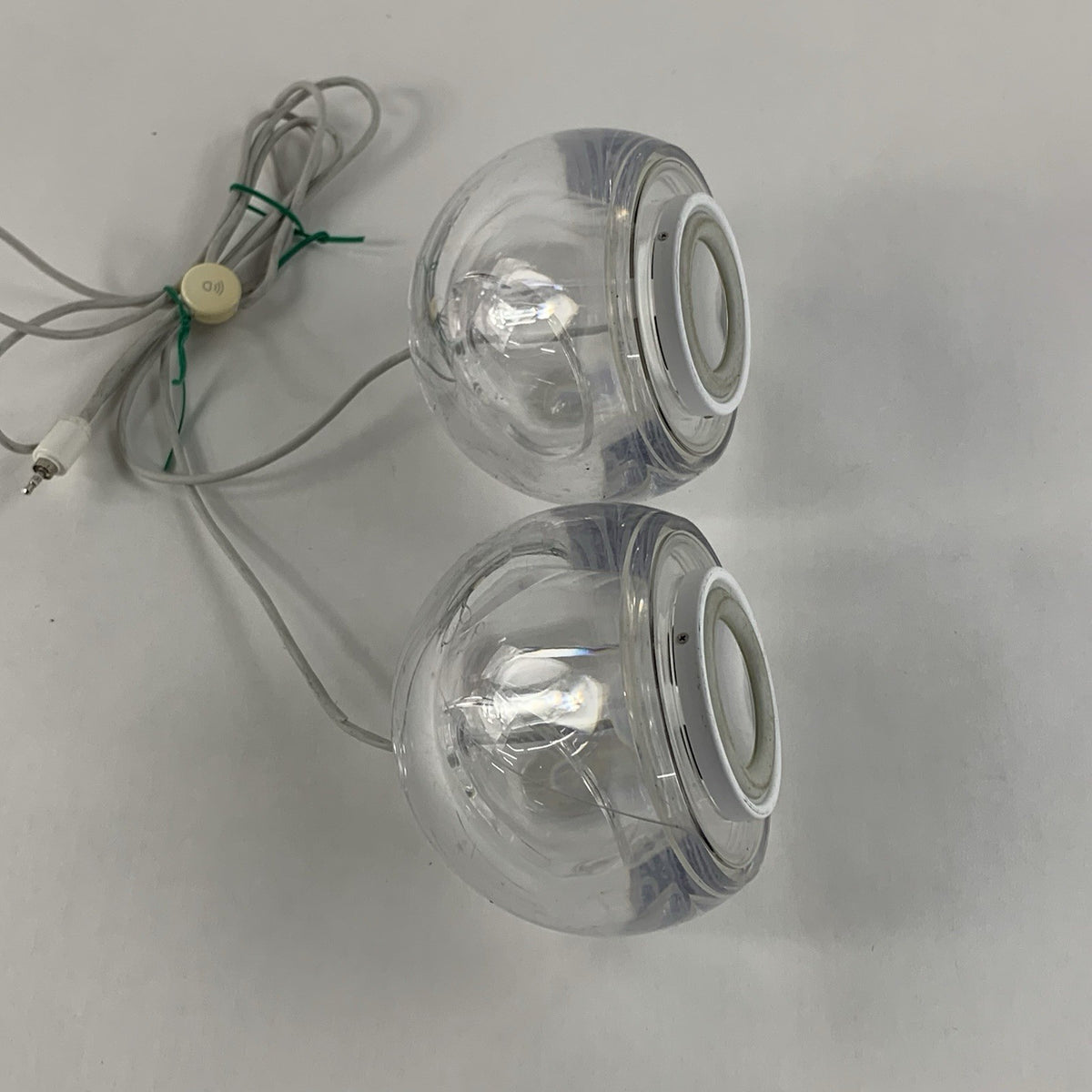 Vintage Apple 6531 Clear Sphere Pro Speakers - Untested4