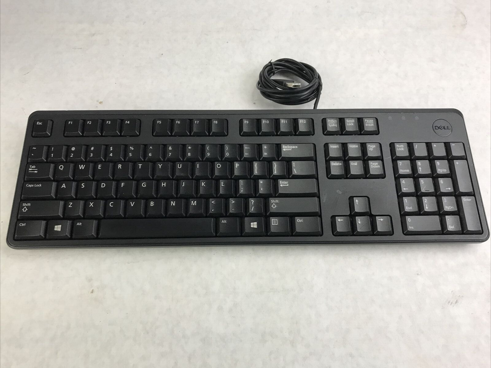 Black Dell KB212-B USB Wired 104-Key Desktop Computer Keyboard Lot of 25
