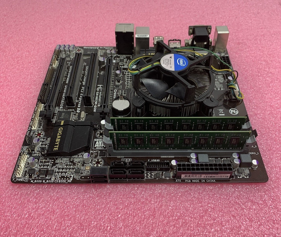Gigabyte H87M-D3H Motherboard Intel Core i5-4440 3.1GHz 16GB RAM w/ Shield
