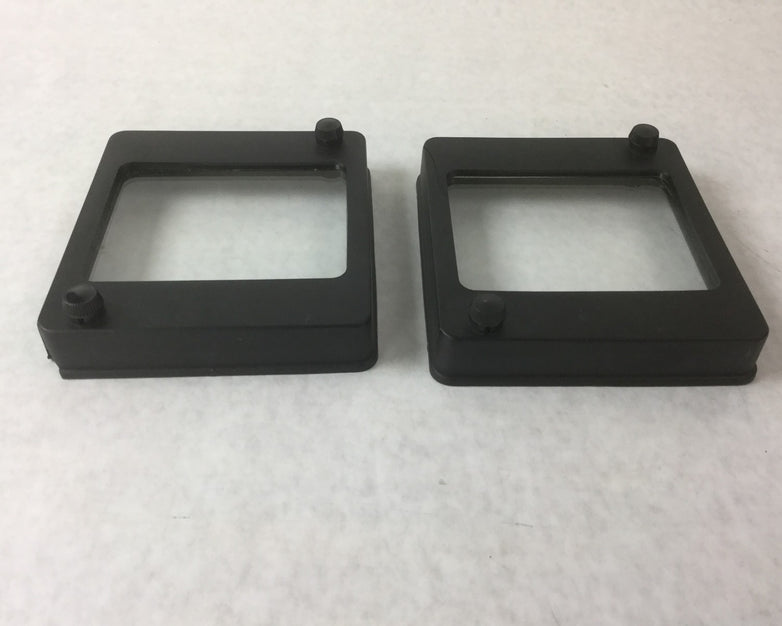 Glass Cover Only for GE Auxiliary Relays, (Lot of 2)Frame Cracked