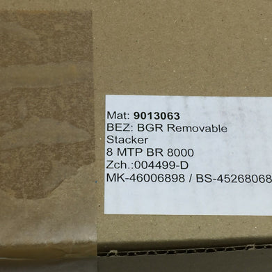 Qiagen 9013063 BEZ: BGR Removable Stacker  8 MTP BR 8000    Factory Sealed Box