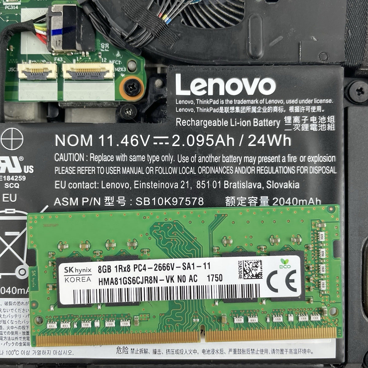Lenovo ThinkPad T470 14" i5-6300U 2.40 GHz 8 GB RAM No SSD/OS/AC21