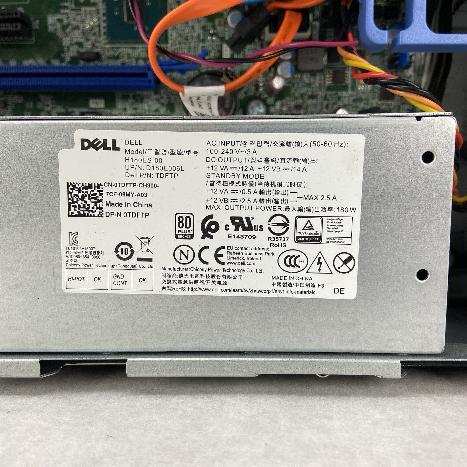 Dell Optiplex 5070 SFF Intel Core i5-9500 3GHz 8GB RAM No HDD No OS10