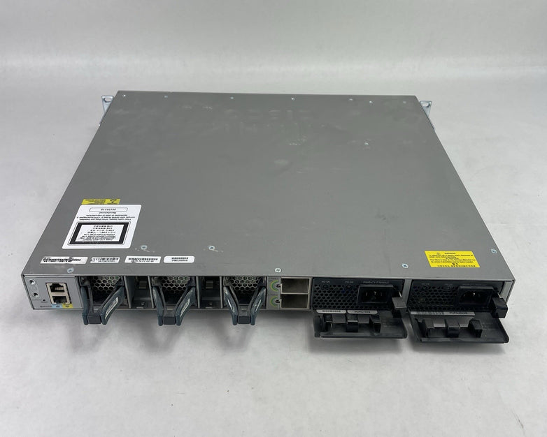 Cisco WS-C3850-12XS-S V02 IP Base Switch 12 SFP+ Eth Port 2X PSU - Tested