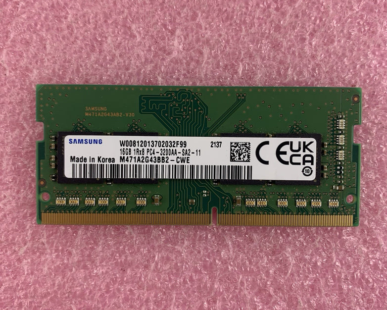 Samsung M471A2G43BB2-CWE 16 GB 1Rx8 PC4-3200AA Laptop Memory Ram