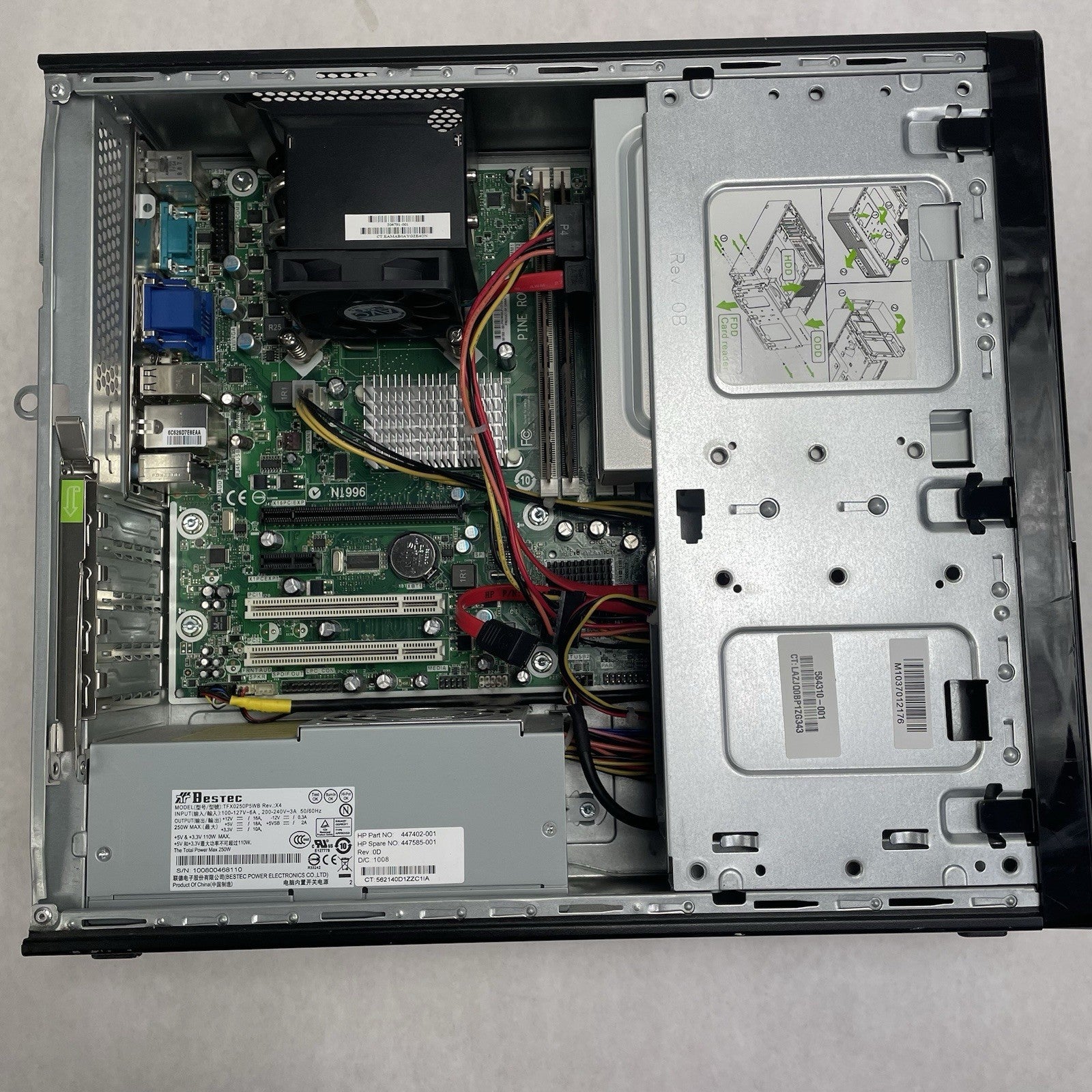 HP Pro 3000 SFF Pentium Dual-Core E6700 3.20 GHz 8 GB RAM No HDD No OS