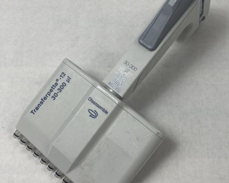 Brand Transferpette-12 30-300 uL 12-Channel Pipette