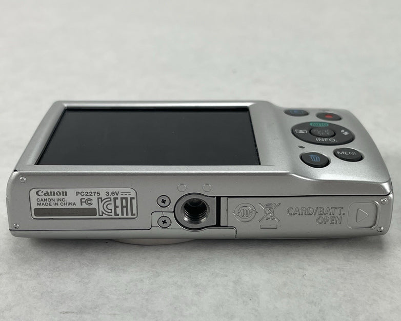 Canon PowerShot ELPH 180 Camera 20MP 8X Zoom Tested Works No Battery No Charger